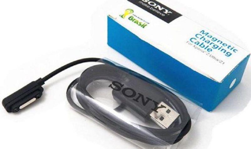 Cáp Sạc từ DCU28 Cho Sony Xperia Z1 Z1 Mini Z2 Z3 Z3 Mini Sạc từ cho Sony xperia Đầu hít vào máy có một cục nam châm nhỏ (Còn gọi là cáp nam châm) giúp máy tự dính vào sợi cáp rất gọn gàng.