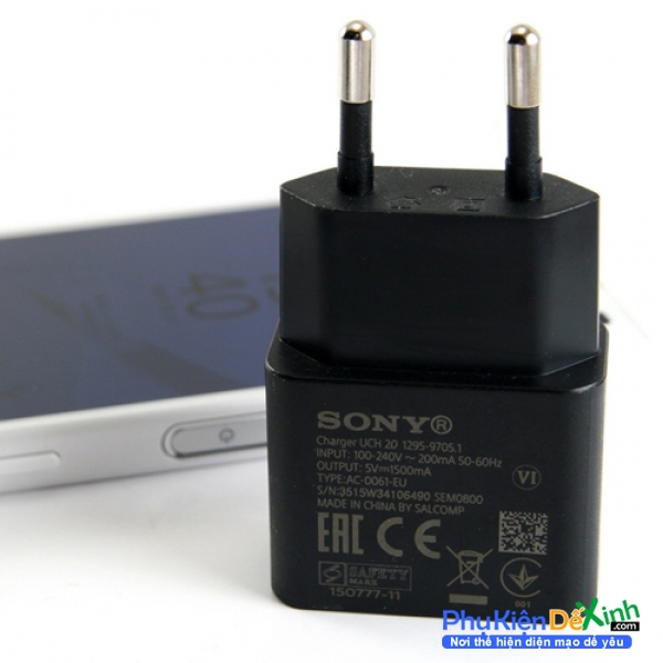 Bộ Cóc Cáp Sạc Sony Xperia Z5 UCH20 Chính Hãng áp dụng với công nghệ sạc nhanh giúp giảm thời gian sạc pin cho bạn nhưng không ảnh hưởng tới chất lượng pin cũng như thời gian sử dụng máy.