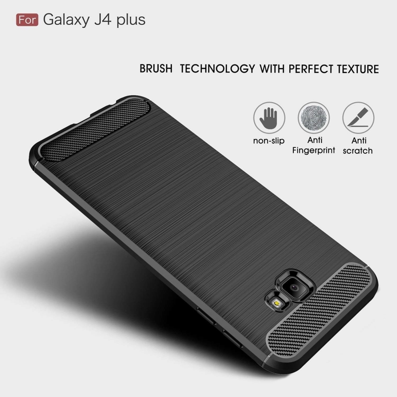 Ốp Lưng Samsung Galaxy J4 Plus Chống Sốc Hiệu Likgus Giá Rẻ được làm bằng chất liệu TPU mềm giúp bạn bảo vệ toàn diện mọi góc cạnh của máy rất tốt lớp nhựa này khá mỏng bên ngoài kết hợp thêm bên trên và dưới dạng carbon rất sang ...