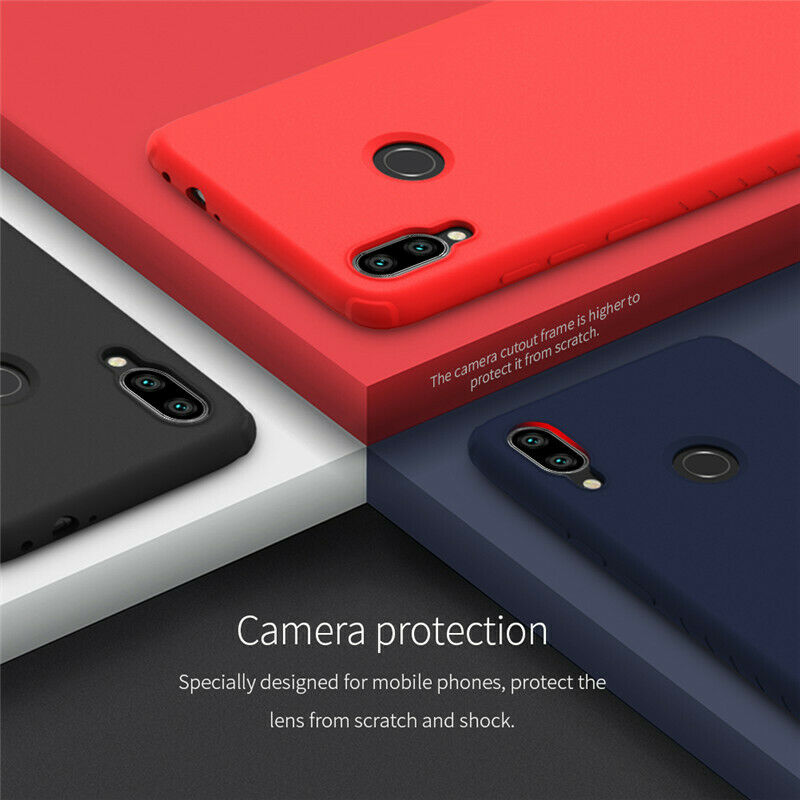 Ốp Lưng Xiaomi Redmi Note 7 Hiệu Nillkin Rubber-Wrapped Chính Hãng được làm bằng chất liệu silicon cao cấp có độ đàn hồi tốt chống va đạp và bụi bẩm tốt, lớp silicon mịn cầm rất thoải mái.