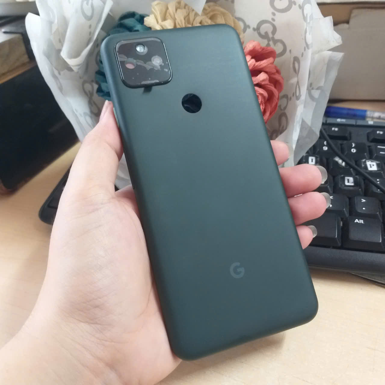 Nắp Lưng, Lưng Sau Google Pixel 5A Zin New